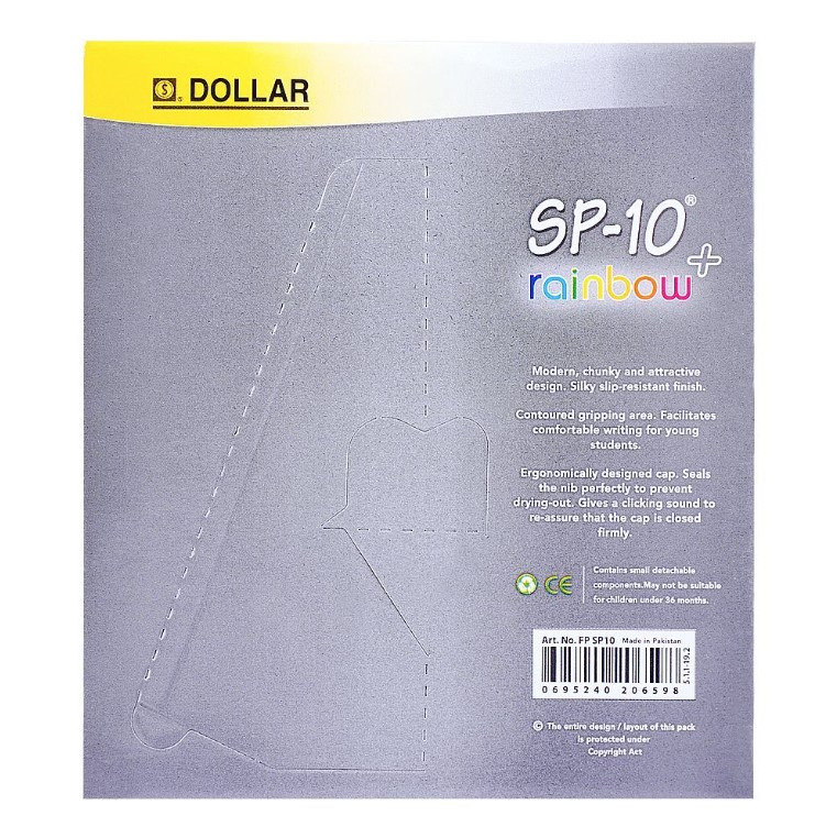 DOLLAR Fountain Pen SP10 Rainbow 1 Pc